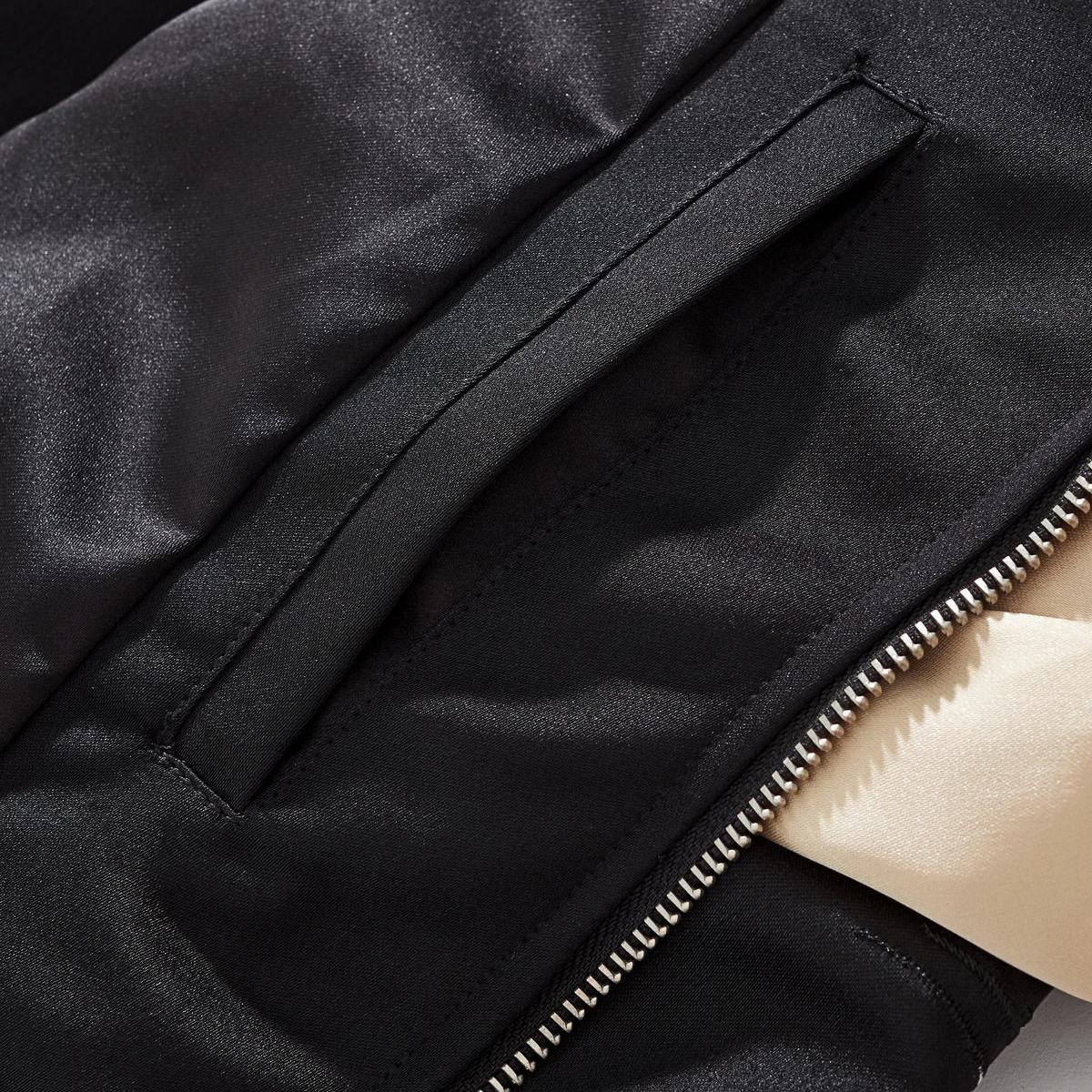 Clean side pocket construction with neat topstitching for everyday carry.