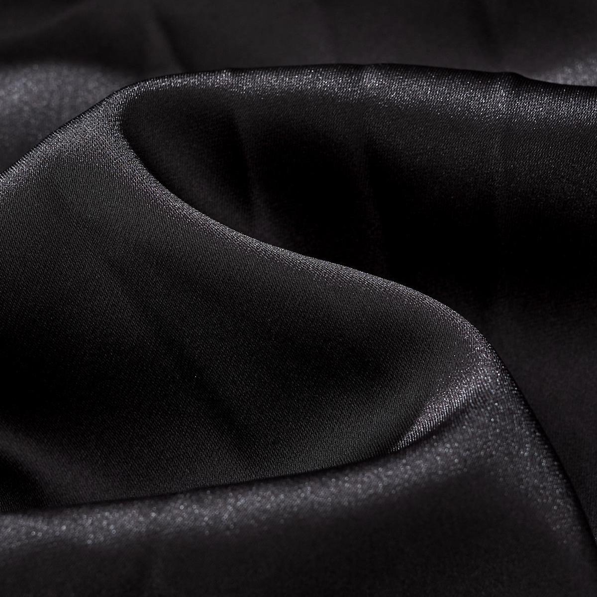 Satin sleeve panel detail with subtle sheen