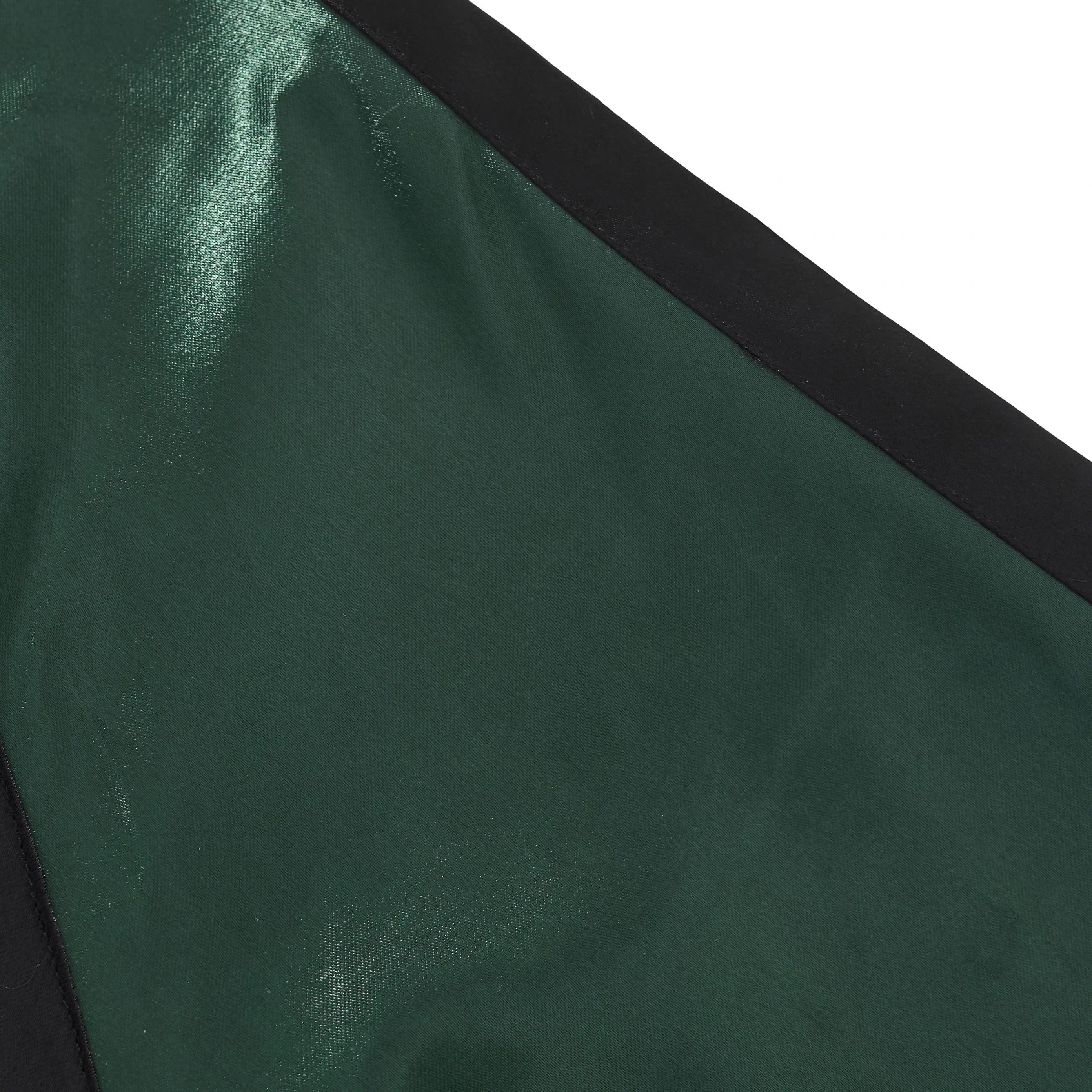 Texture shot showing the smooth, high-gloss finish of the premium satin fabric.