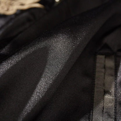 Close-up of satin lining on a sukajan