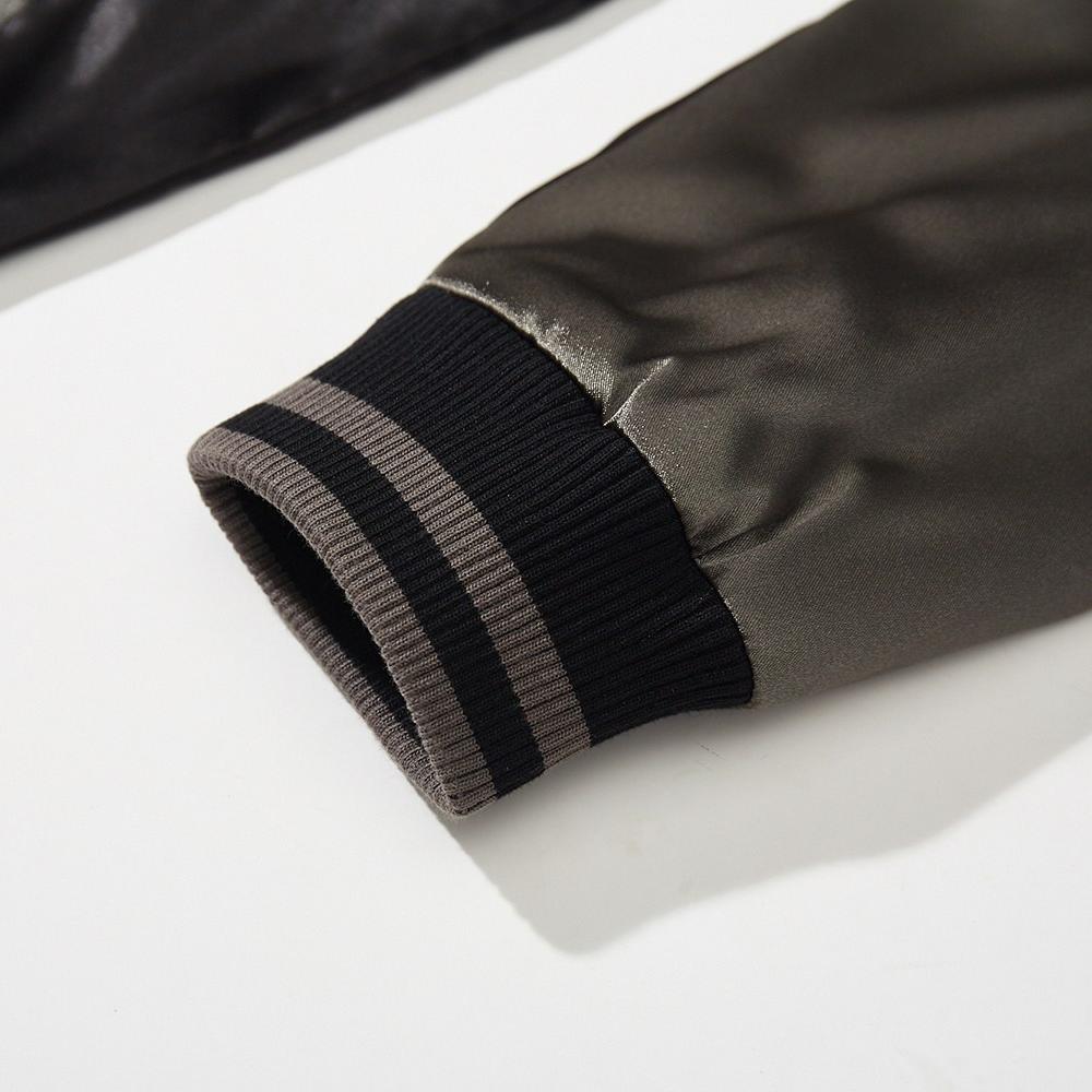 Dragon and cloud sukajan jacket sleeve cuff details