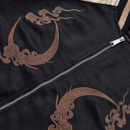 Metal front zipper and reinforced placket stitching for durability