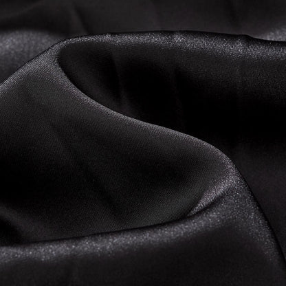 Satin sleeve panel detail with subtle sheen